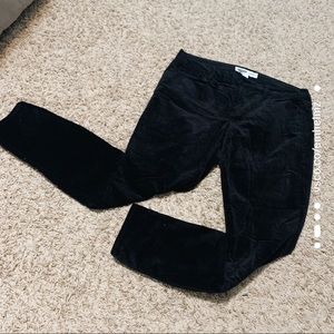 Old Navy Rockstar Super Skinny Black Velvet Pants!